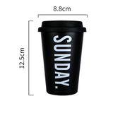 Soffe Stainless Steel Coffee Mug With Cover Large Capacity Portable Travel Necessory Milk Coffe Cup Suitabble For Office